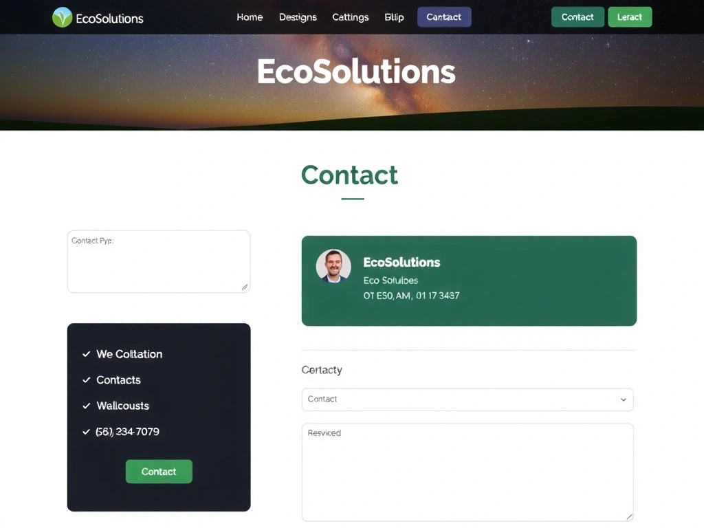 Pagina Contact EcoSolutions
