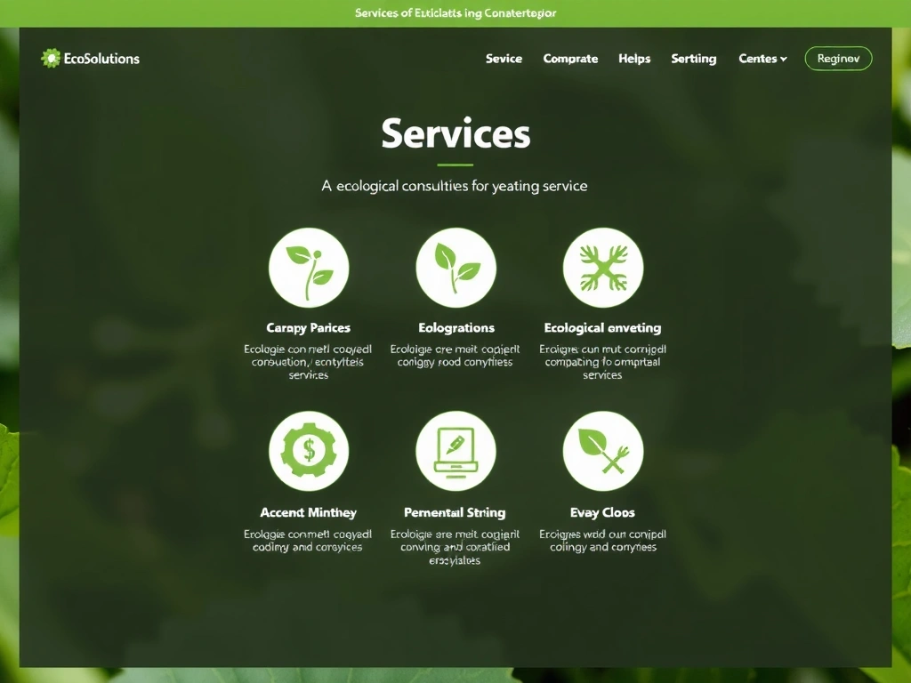 Pagina Servicii EcoSolutions