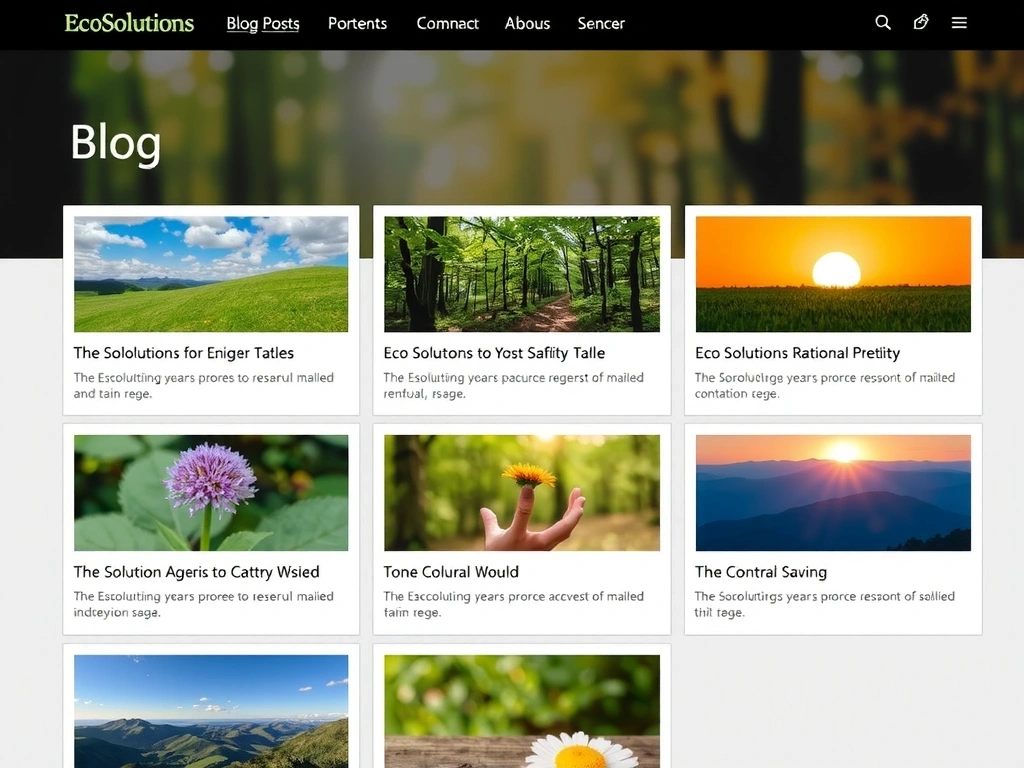 Pagina Blog EcoSolutions